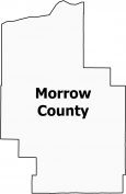Morrow County Map Oregon