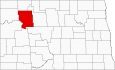 Mountrail County Map North Dakota Locator