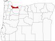 Multnomah County Map Oregon Locator