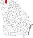 Murray County Map Georgia Locator
