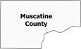 Muscatine County Map Iowa