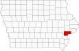 Muscatine County Map Iowa Locator
