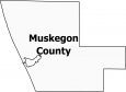 Muskegon County Map Michigan