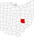 Muskingum County Map Ohio Locator