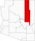 Navajo County Map Arizona Locator