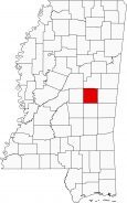 Neshoba County Map Mississippi Locator