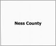 Ness County Map Kansas