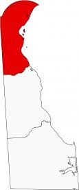 New Castle County Map Delaware Locator