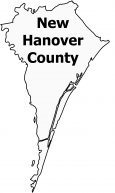 New Hanover County Map North Carolina