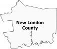 New London County Map Connecticut