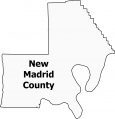 New Madrid County Map Missouri