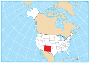 New Mexico Map Extent