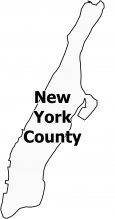 New York County Map New York