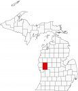 Newaygo County Map Michigan Locator