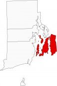 Newport County Map Rhode Island Locator