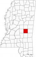 Newton County Map Mississippi Locator