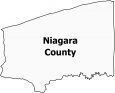 Niagara County Map New York