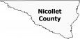 Nicollet County Map Minnesota