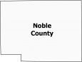 Noble County Map Indiana