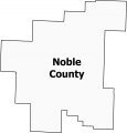 Noble County Map Ohio