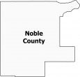 Noble County Map Oklahoma