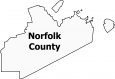 Norfolk County Map Massachusetts
