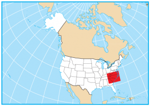 North Carolina Map Extent