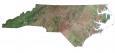 North Carolina Satellite Map