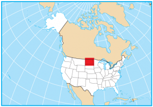 North Dakota Map Extent