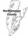 Northampton County Map Virginia