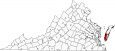 Northampton County Map Virginia Locator