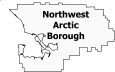 Northwest Arctic Borough Map Alaska