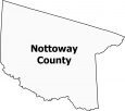 Nottoway County Map Virginia