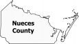 Nueces County Map Texas