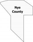 Nye County Map Nevada
