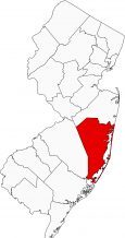 Ocean County Map New Jersey Locator