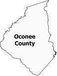 Oconee County Map South Carolina