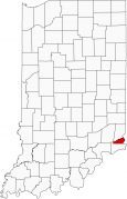 Ohio County Map Indiana Locator