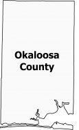 Okaloosa County Map Florida