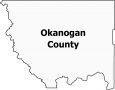Okanogan County Map Washington