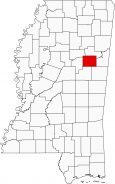 Oktibbeha County Map Mississippi Locator