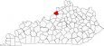 Oldham County Map Kentucky Locator