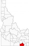 Oneida County Map Idaho Locator