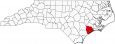 Onslow County Map North Carolina Locator