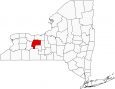 Ontario County Map New York Locator