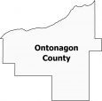 Ontonagon County Map Michigan