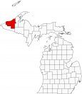 Ontonagon County Map Michigan Locator