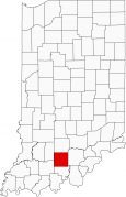 Orange County Map Indiana Locator