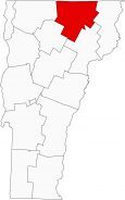 Orleans County Map Vermont Locator