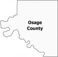 Osage County Map Oklahoma